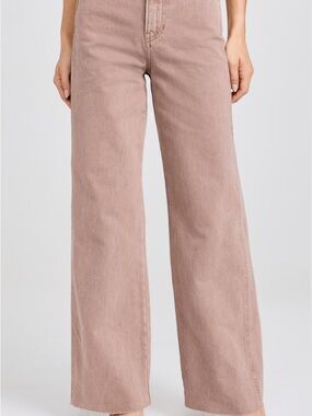 Veronica Beard Taylor Wide Leg High-Rise Jeans in Sierra